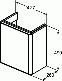 Тумба под раковину Ideal Standard Adapto T4304PB