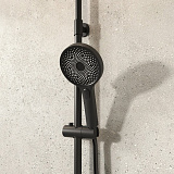 Смеситель для ванны с верхним душем, черный матовый, SpaHome, IDDIS, SPABLBTi06