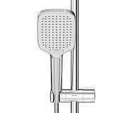 F078F500 Func, душ. система: см-ль д/ванны/душа с ТМС, душ.штанга, верхн. душ квадр., ручн.душ, хром