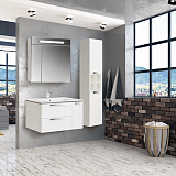 Шкаф - колонна Roca Lago белый глянец 857297806