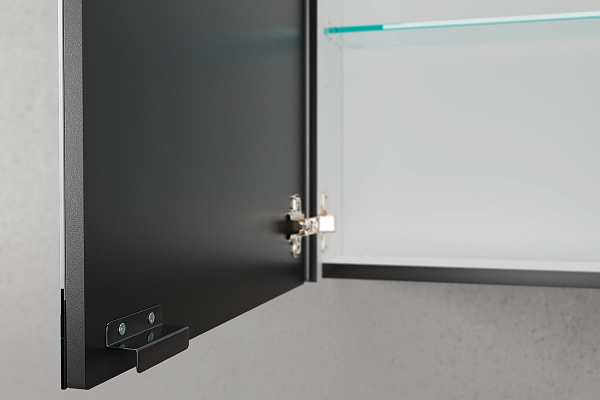 Зеркало-шкаф Velvex Klaufs 60 черное zsKLA.60-217