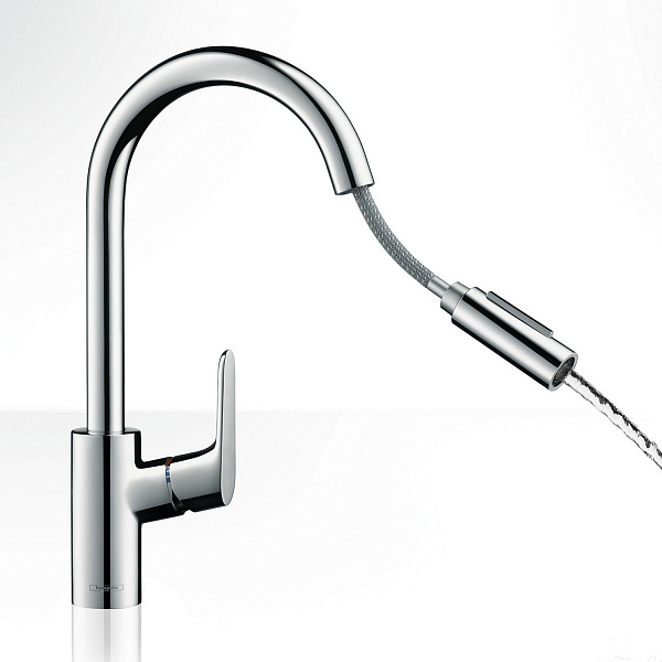 Смеситель для кухни HANSGROHE Focus 31815000 с вытяжным изливом