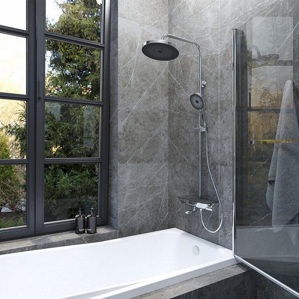 Смеситель для ванны с верхним душем, SpaHome, IDDIS, SPASBBTi06