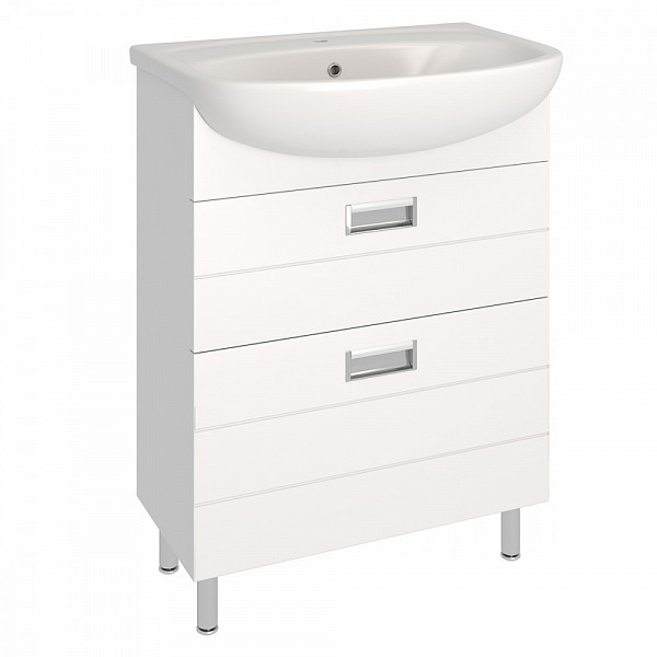 Тумба МОНТАНА  60 2 ящика под умывальник Эрика 60