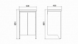 Тумба напольная Klaufs 50.2D tnKLA.50.2D-617.216