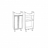 Тумба Corozo "Монро 50", Уют 50