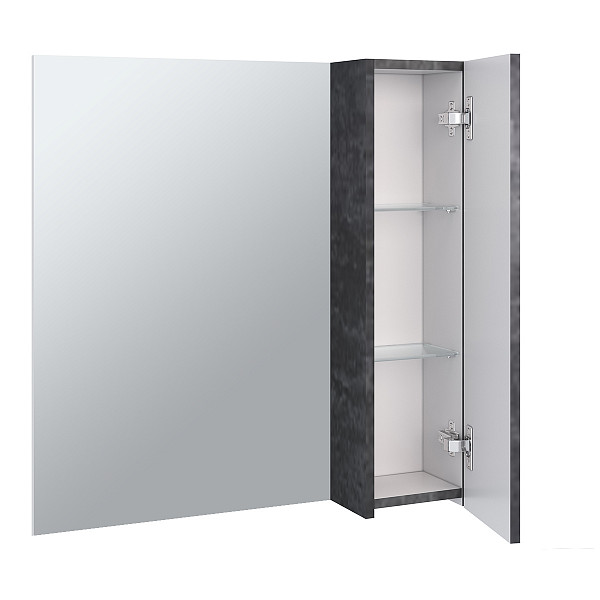 Зеркало со шкафчиком Стоун 60 Правый