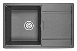Мойка кухонная Granula прямоугольная кварц 7804, ГРАФИТ
