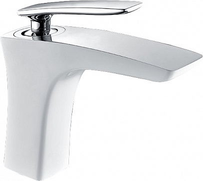 Смеситель для раковины Timo Helmi 4061/00-16F хром-белый