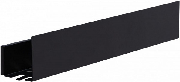 Полка Aquanet Магнум 70x12 черная матовая, с крючками 00302221