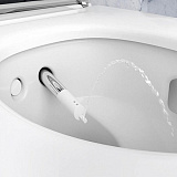Унитаз-биде подвесной Geberit AquaClean Mera Classic 146.204.21.1 панель хром
