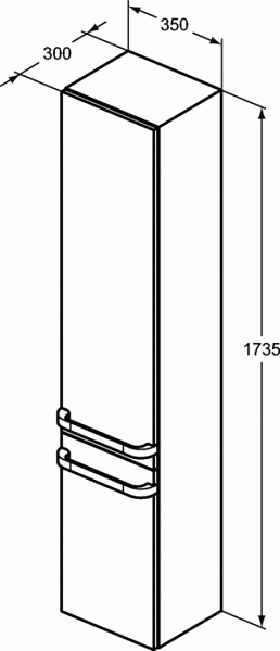Пенал Ideal Standard TONIC II R4315FF