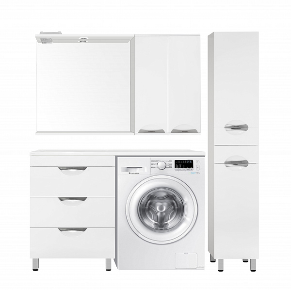 Тумба напольная Style Line Жасмин 60 под раковину Космос/Даллас Люкс PLUS