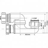 Сифон  McAlpine MRB7-AN