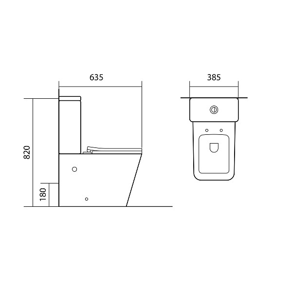 Унитаз-компакт ЛИБРА NEW безободковый AQ1263N-00