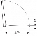 Инсталляция Geberit с унитазом Geberit Selnova, 458.121.SE.1, сиденье микролифт+клавиша+шумоизоляция