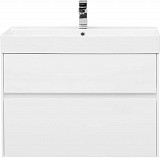 Тумба с раковиной Aquanet Бруклин 85 белый 00212598