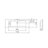 Раковина под тумбу Акватон - СИЕНА М 110 1A70633KSN010