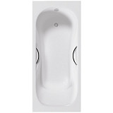 Ванна чугунная Delice Malibu 1500х750 с отверстиями под ручки