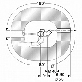 Слив-перелив для ванны Geberit 150.017.00.1