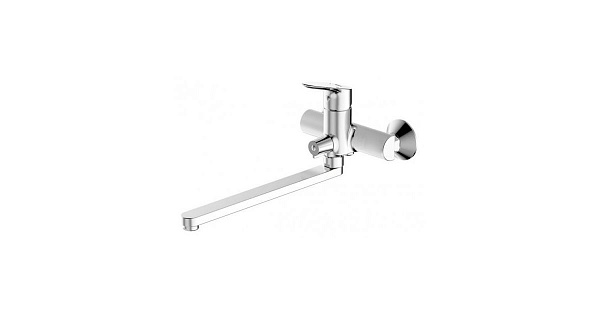 Смеситель для ванны с длинным изливом Bravat Drop F64898C-L