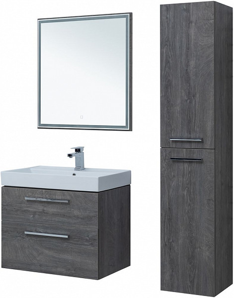 Тумба под раковину Aquanet Nova 75 дуб рошелье (2 ящика) 00242260