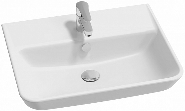 Подвесная раковина для установки на мебель Jacob Delafon Struktura 60х48 см EGD111-Z-00