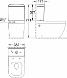 Унитаз-компакт (чаша) Grohe Euro Ceramic 39338000