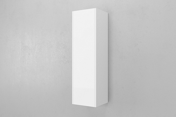 Пенал подвесной Unit 120, зеркало внутр., белый лед PpUNI.120.ZV-223