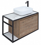 Тумба под раковину Aquanet Nova Lite Loft 75 R дуб рустикальный 00261657