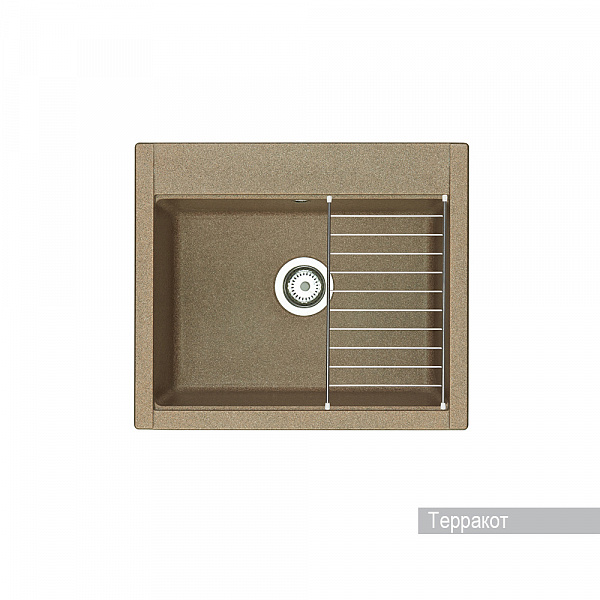 Мойка для кухни Aquaton Делия 60 прямоугольная терракотовая 1A715232LD270
