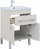 Тумба под раковину Aquanet Верона 60 крем (1 ящик, 2 дверцы) 00304535