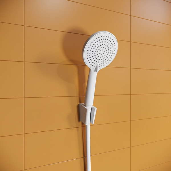 Лейка для душа, белая матовая, Optima Home, IDDIS, OPH3F0Wi18