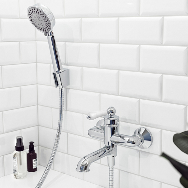 Смеситель для ванны с керамическим дивертором, Oxford, IDDIS, OXFSB02i02