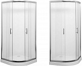 Душевой уголок Aquanet Alfa NAA2142 100x100, R550, прозрачное стекло NAA2142