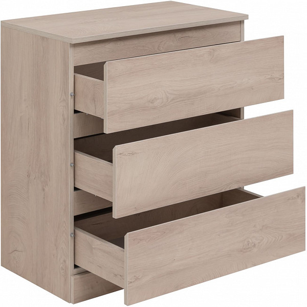 Комод Aquanet Сканди 700x400 Дуб эдгрейн (3 ящика) 00302549