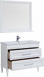Комплект мебели для ванной Aquanet Бостон М 100 белый матовый 00210628