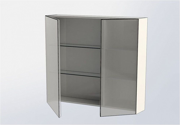 Зеркало-шкаф Aquanet Йорк 100 белый 00202090