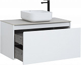 Тумба под раковину Aquanet Nova Lite 100 белый (1 ящик) 00242580