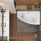 Акриловая ванна Vagnerplast Avona 150x90 правая VPBA159AVO3PX-04