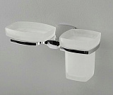 Держатель стакана и мыльницы Wasserkraft Wern K-2526