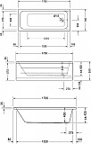 Акриловая ванна Duravit D-Code 170х70 700098000000000