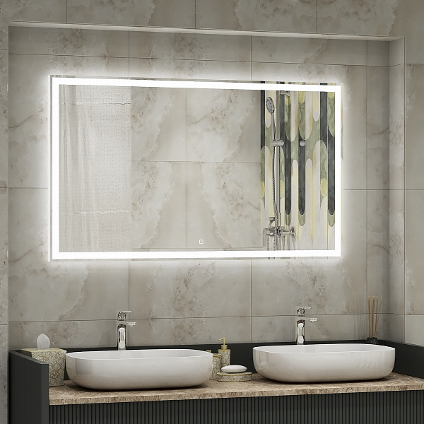 Зеркало Континент "Mercury Led" 1000х700