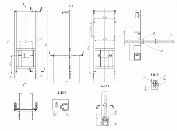 Унитаз с инсталляцией Cersanit City Clean On S-SET-CITYC/LPRO/S-DL/In-Wg-w
