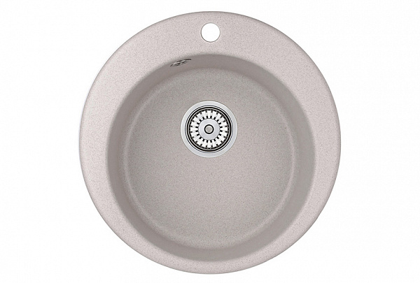 Мойка кухонная Granula круглая кварц 4801, АНТИК