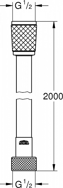 Душевой шланг Grohe Relexaflex 28155001