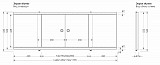 Фронтальная панель для ванны раздвижная Aquanet Kupe 174 00273301