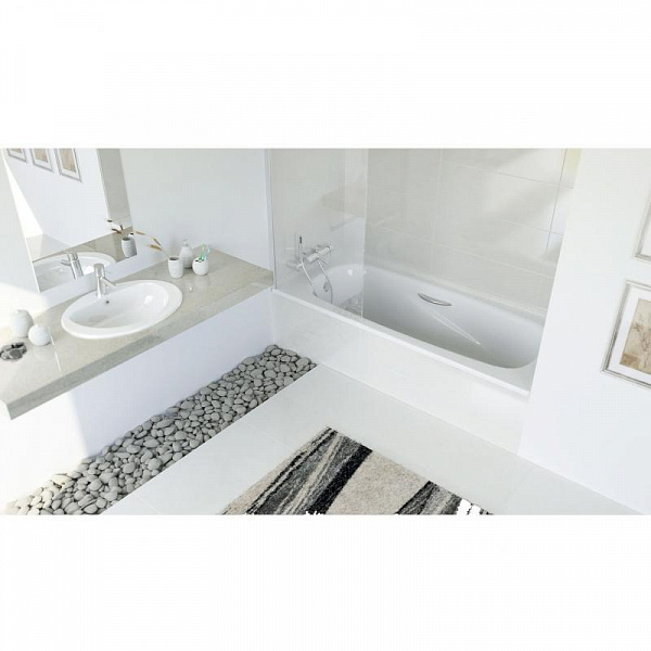 Стальная ванна BLB Universal HG 150x70 B50H с отверстиями под ручки