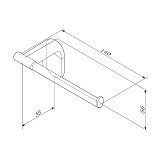 A8434100 X-Joy Держатель для туалетной бумаги