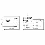 Wiese 8430 Встраиваемый смеситель для раковины Wasserkraft
